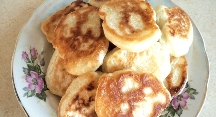 Дрожжевые оладьи на воде