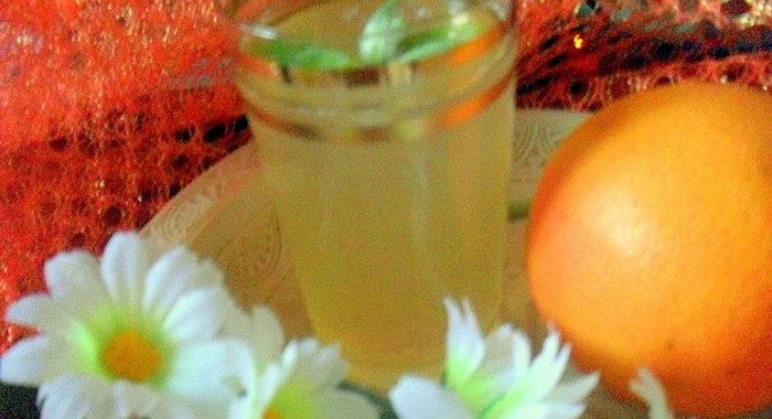 Апельсиново-мятный лимонад