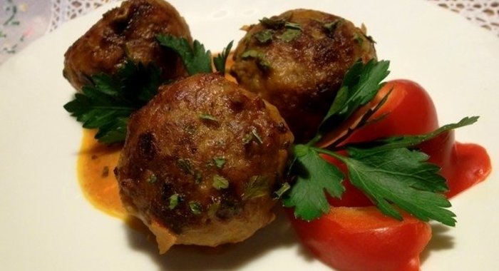 Котлеты с рисом в духовке