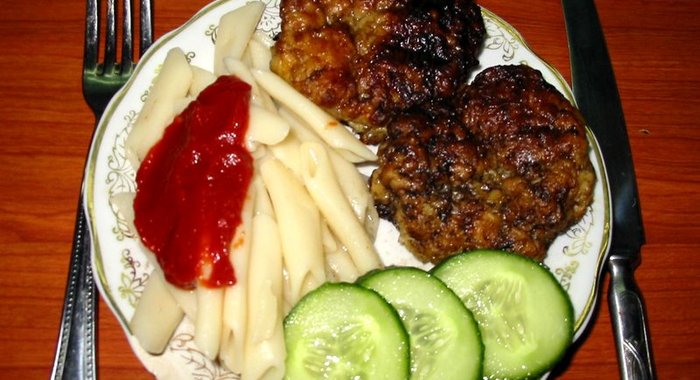 Котлеты из домашнего фарша в панировке