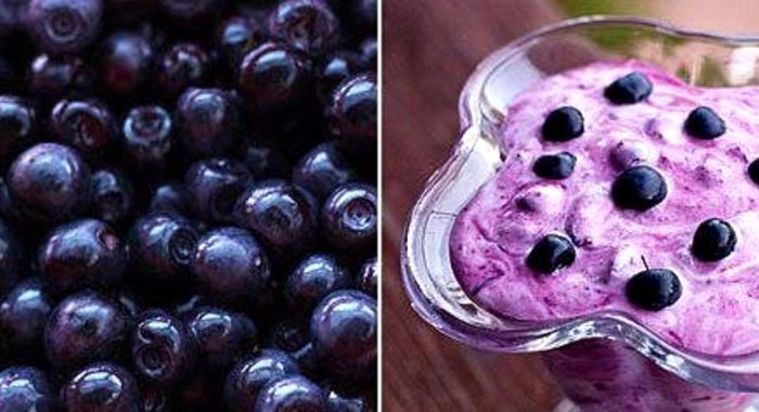 Черничный крем