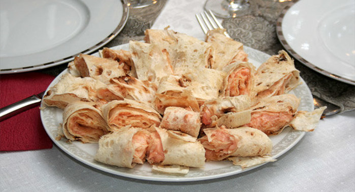 Рулеты с рыбой