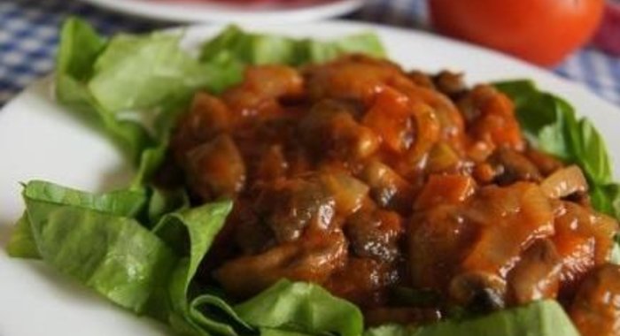 Грибной гуляш из грибов