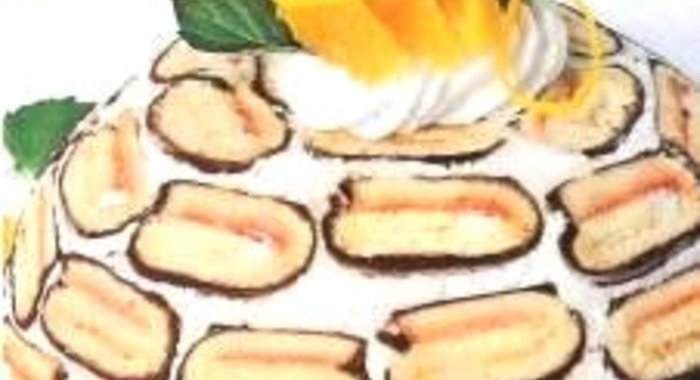 Апельсиновая шарлотка