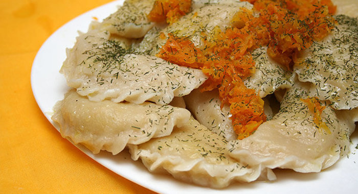 Постные вареники с картошкой