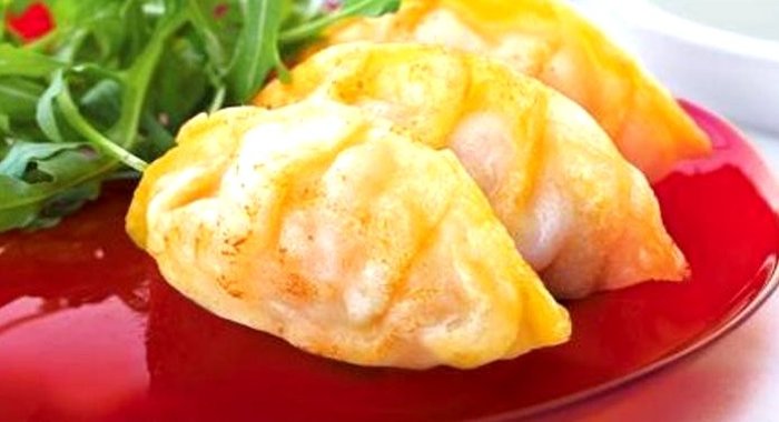 Японские пельмени гедза (Геза) с мясным фаршем