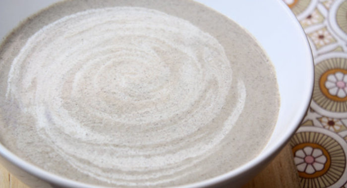 Суп-пюре из шампиньонов