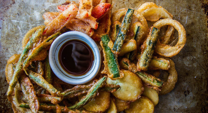 Овощи в кляре по-японски