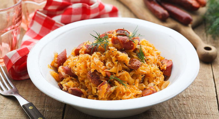 Солянка из молодой капусты