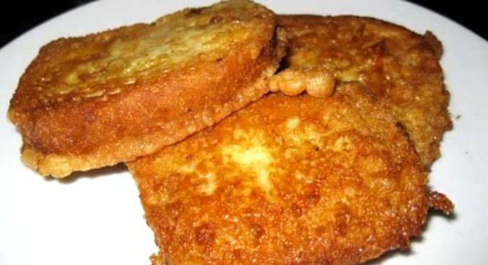 Гренки с яйцом