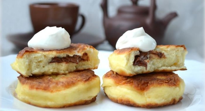 Сырники с шоколадным сюрпризом