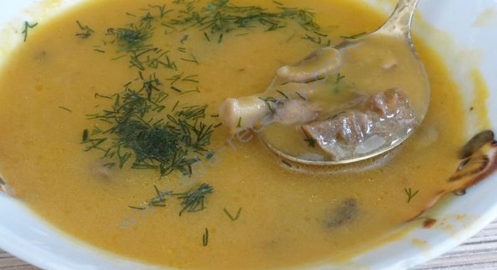 Грибной суп-пюре