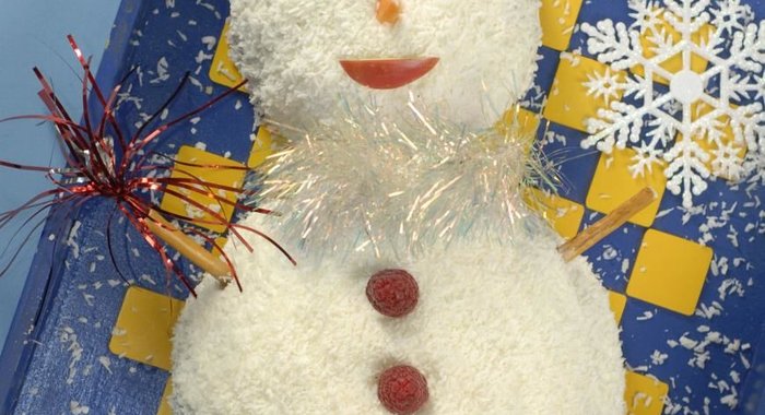 Торт Снеговик