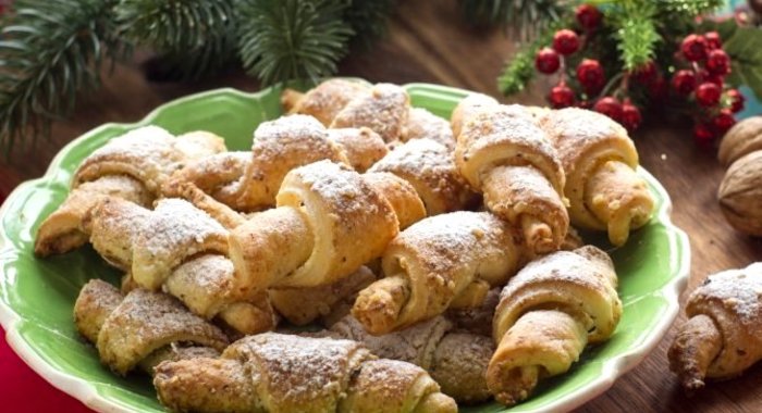 Творожные рогалики