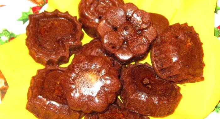 Шоколадные кексы на молоке