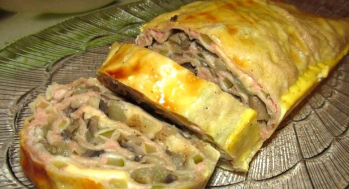 Запеченный лаваш