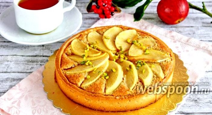 Миндальный тарт с запечённым кремом