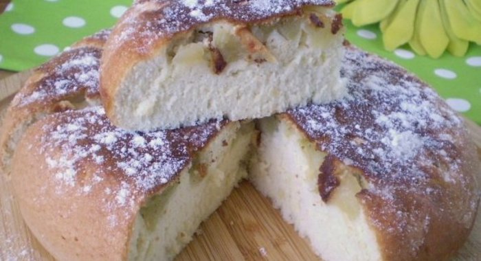 Шарлотка без дрожжей