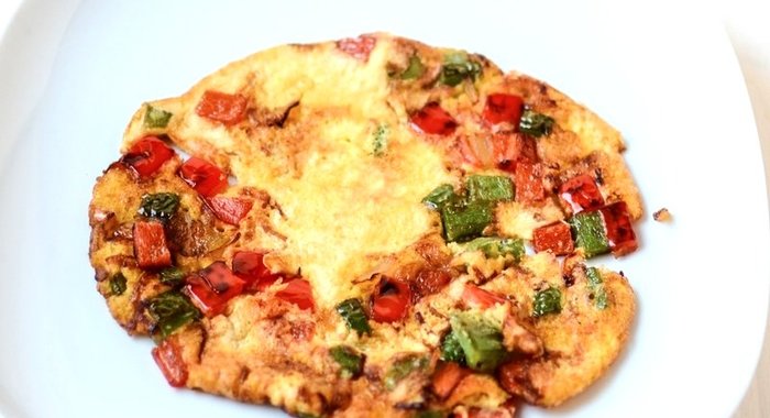 Омлет с перцем