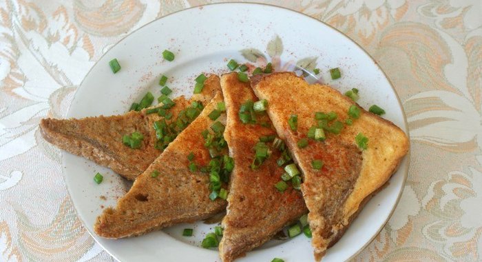 Гренки в яйце