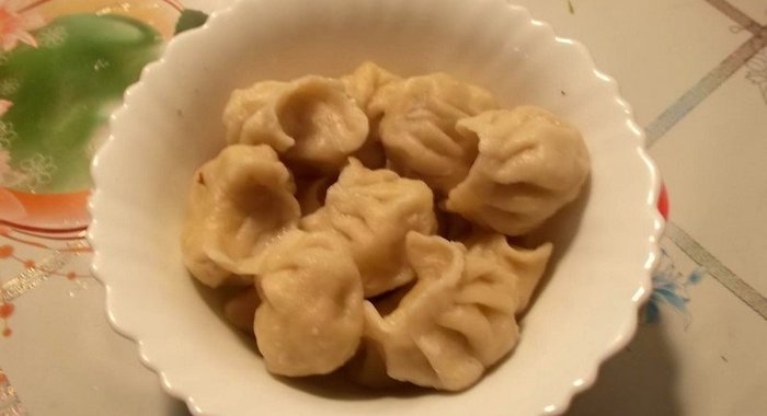 Вареники с картофелем и кроликом