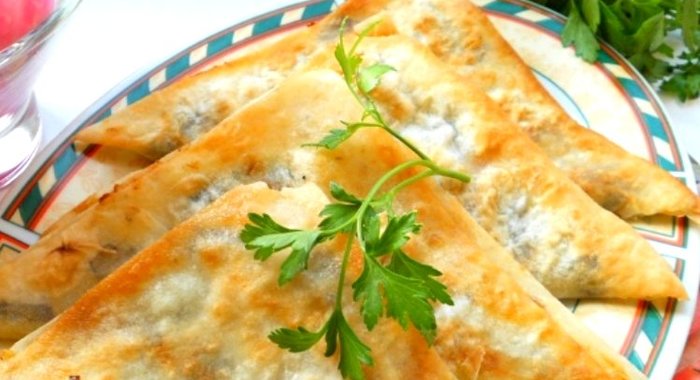 Треугольники из лаваша