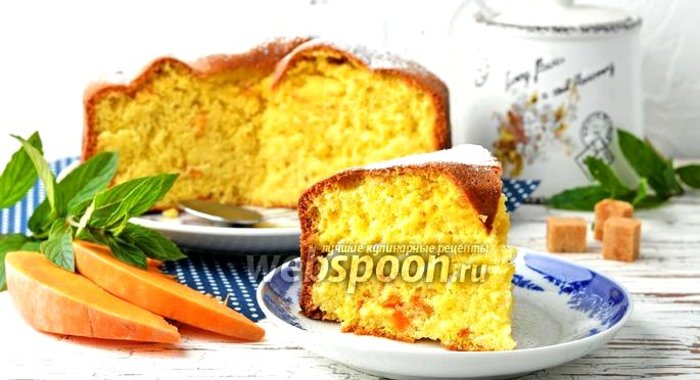 Шарлотка с тыквой