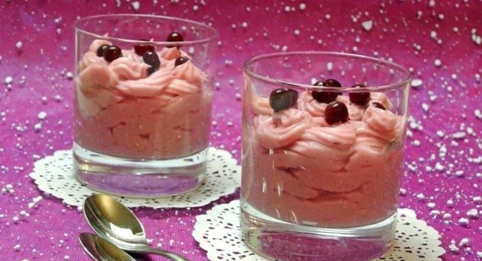 Мусс клюквенный