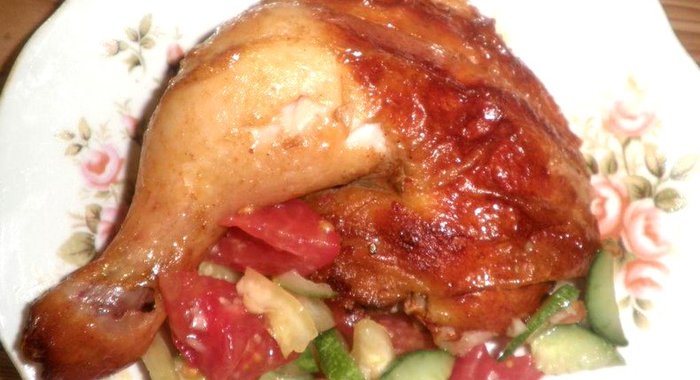 Курица-гриль в остро-сладком маринаде