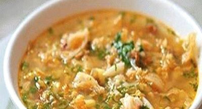 Щи с сущиком