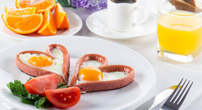 Яичница в сердце