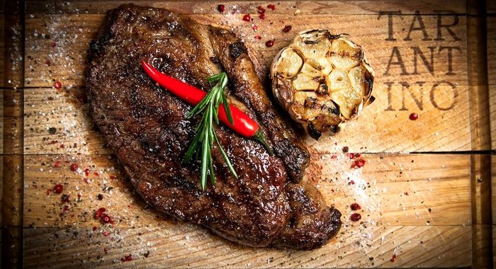 Стейк Нью-Йорк от ресторана «Тарантино»
