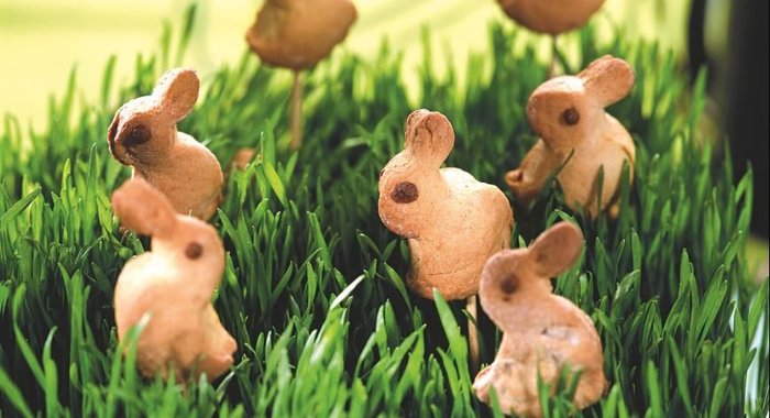 Пасхальное печенье Зайчики