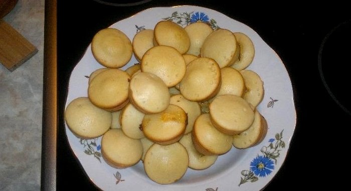 Кексы с шоколадным сердцем