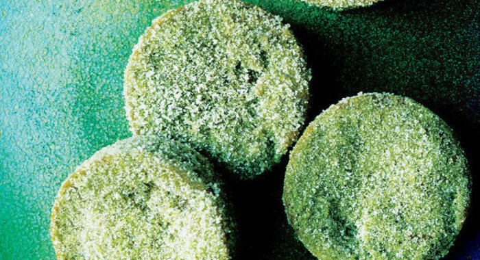 Печенье с белым шоколадом и порошком матча