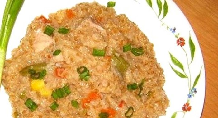 Плов из пшеничной крупы