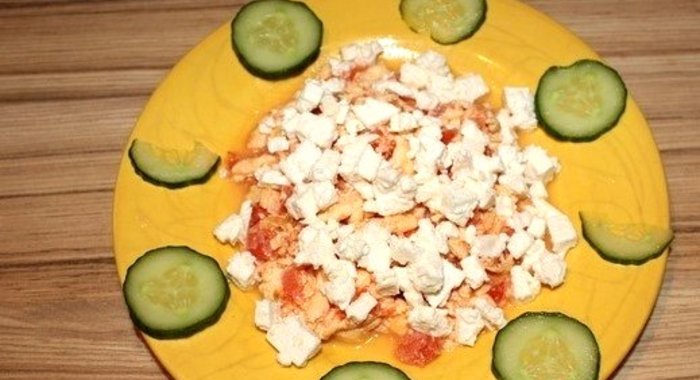 Омлет с брынзой