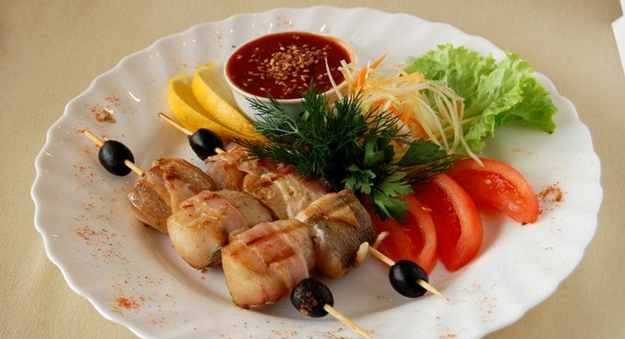 Шашлык из судака