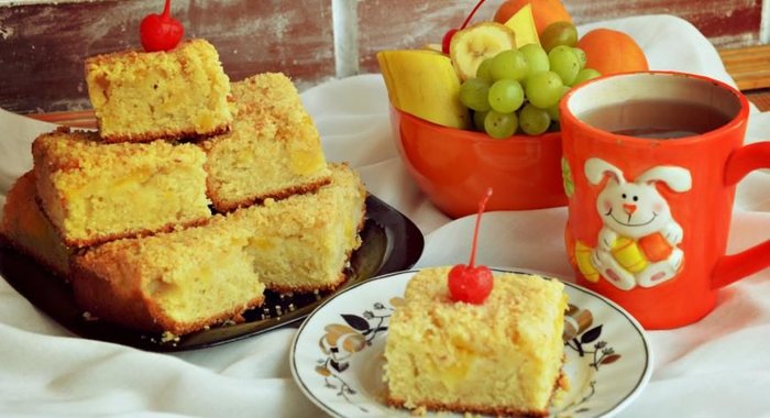 Экзотическая шарлотка