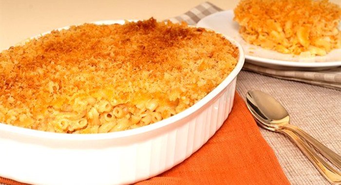 Суфле с макаронами и сыром