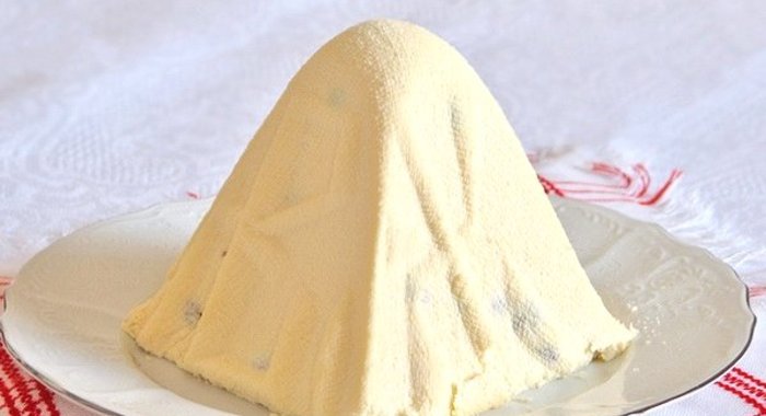 Творожная пасха с кунжутом