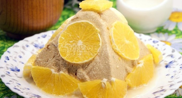 Творожная пасха со сгущенкой