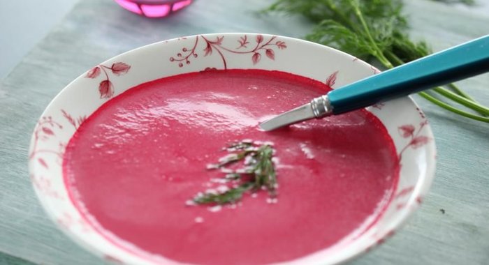 Суп-пюре из свеклы