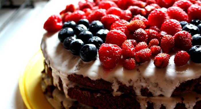 Шоколадный торт «Черный лес»