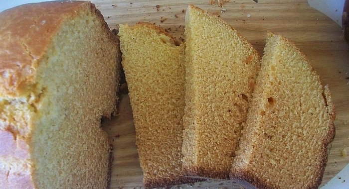 Кукурузный хлеб без дрожжей
