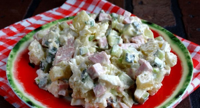 Салат Окрошка