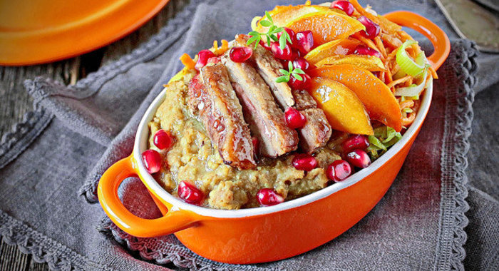 Халим – персидская каша с уткой