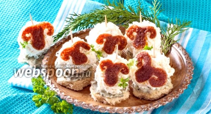 Канапе с сыром «Овечки»