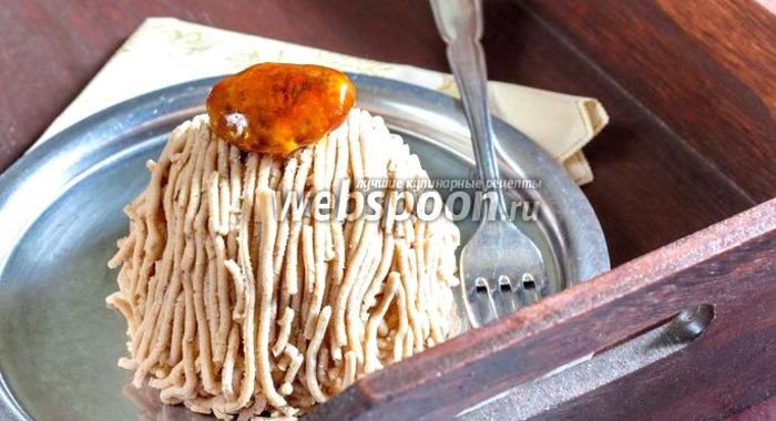 Пирожное Монблан