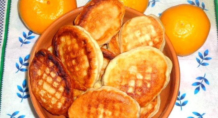 Лимонные оладьи